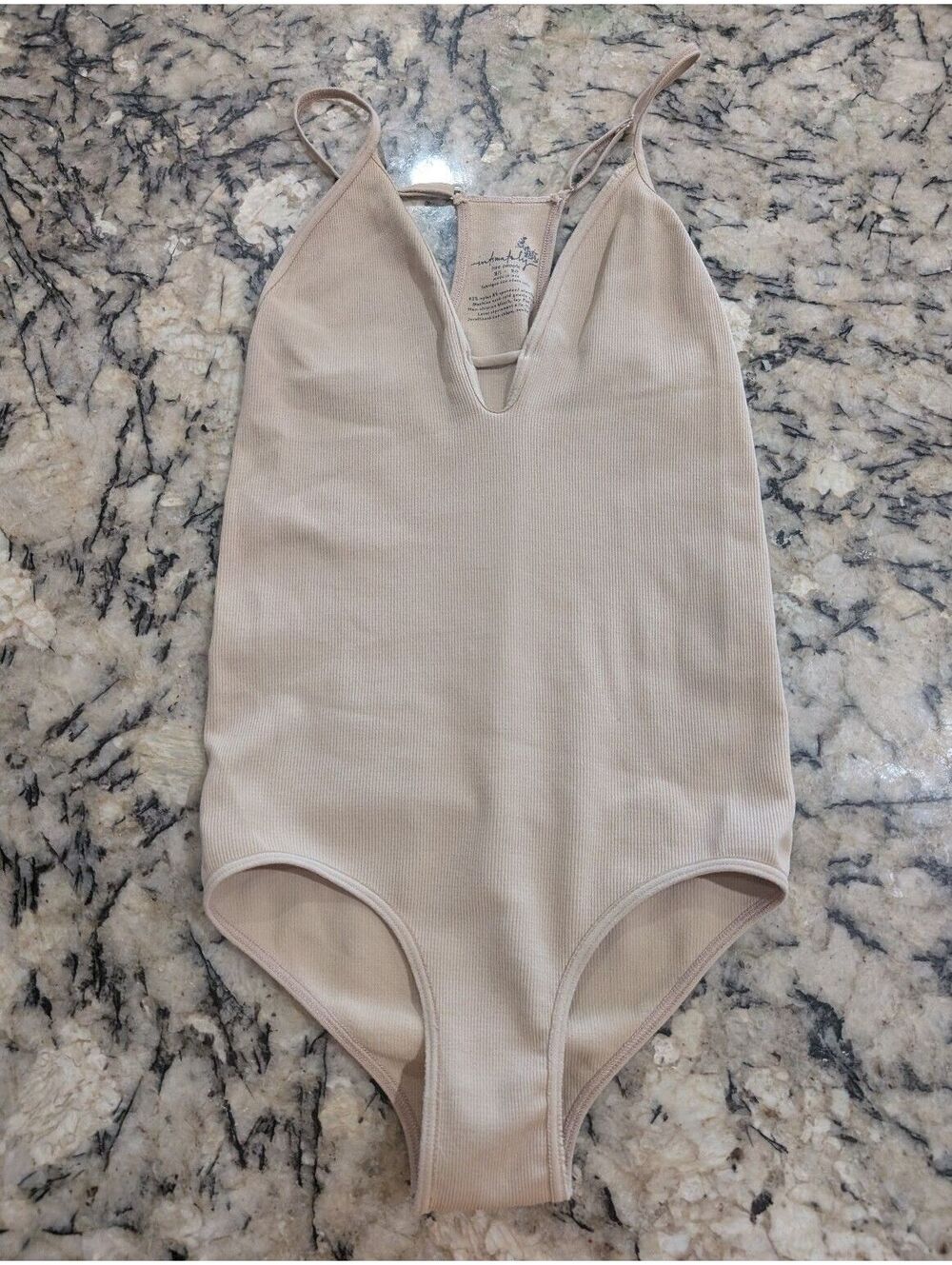 Intimately Free People Beige Bodysuit